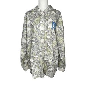 Walt Disney World‎ Spirit Jersey Banana Leaf Linen Blend Jacket XL NWT Est 1971
